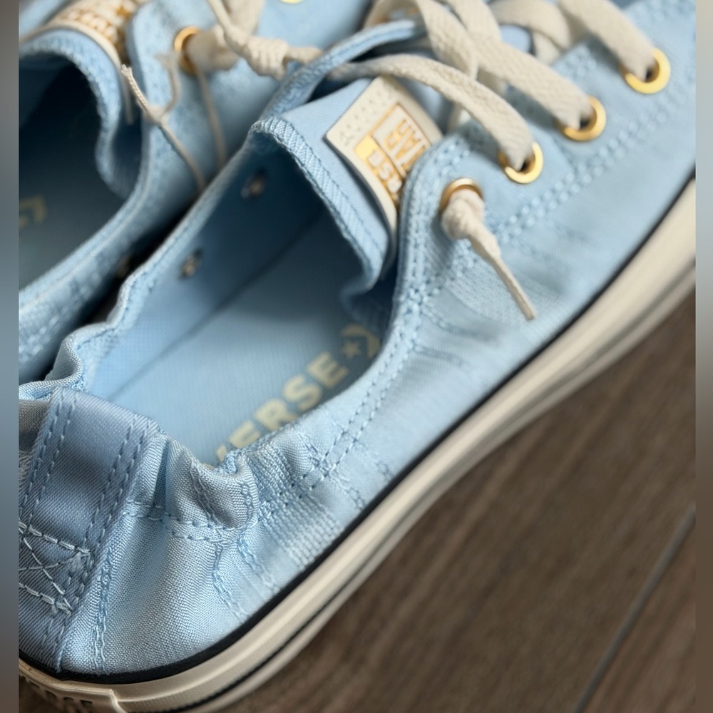 Converse Sky Blue Shoreline Slip-on Sneakers - Picture 3 of 11
